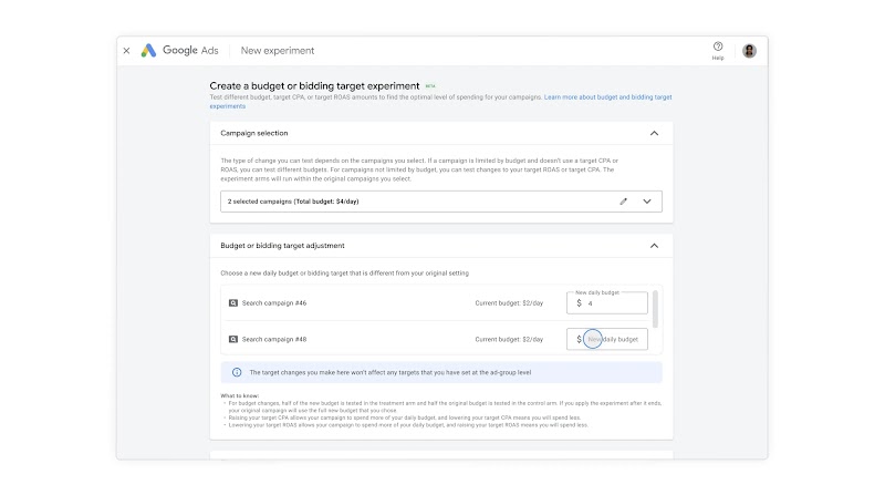 New testing and planning tools for AI Max
