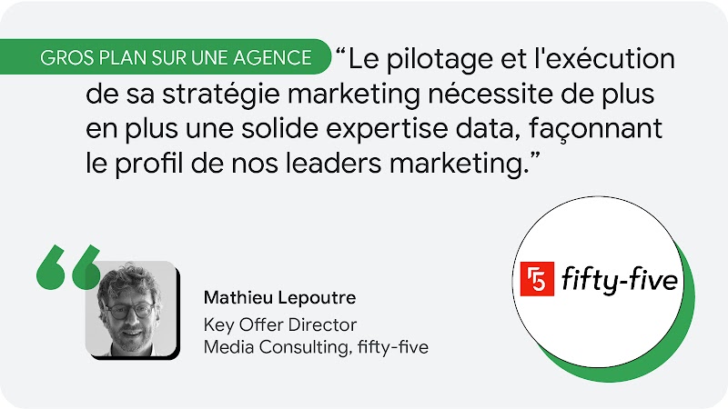 Mathieu Lapoutre, Key Offer Director de fifty-five partage son opinion sur l'importance de données dans la stratégie marketing.