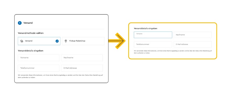 Auf diesem Bild ist ein Screenshot vom Anmeldeformular der lego.de Website zu sehen.