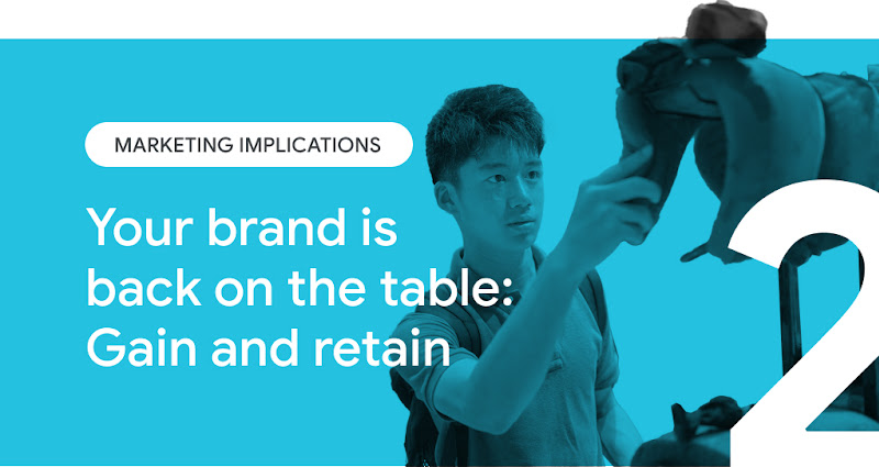 Marketing implications. Your brand is back on the table: gain and retain