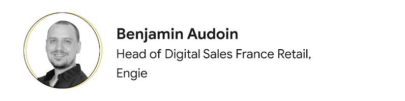 Portrait de Benjamin Audoin, Head of Digital Sales France Retail chez Engie