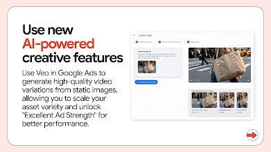 Interfaz de Google Ads que muestra la solución Veo.
