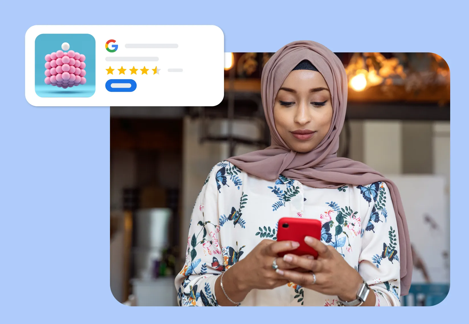 Google Play Store'da "eğitim uygulaması" araması yapılıyor ve Sponsorlu sonuçlardan birine tıklanıyor.