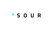 Logo for SOUR. It features a bright teal, stylized six-pointed asterisk symbol on the left, followed by the word 'SOUR' in black, uppercase, widely spaced sans-serif letters