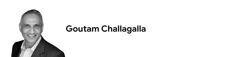 Portrait en noir et blanc de Goutam Challagalla, professeur en marketing et stratégie à l'IMD