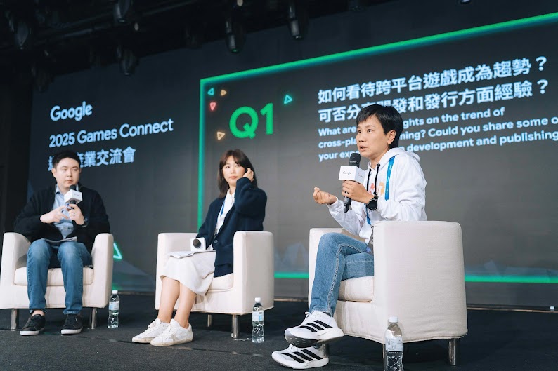 台灣傳奇網路的營運長Chomay Chou與韓國Google遊戲產業負責人Janet Kim在Google 2025遊戲產業交流會中進一步分享如何看待跨平台遊戲成為發展趨勢，並分享開發與發行方面的相關經驗。