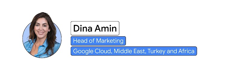 Headshot of Dina Amin, Head of Marketing, Google Cloud, Middle East, Turkey, and Africa.