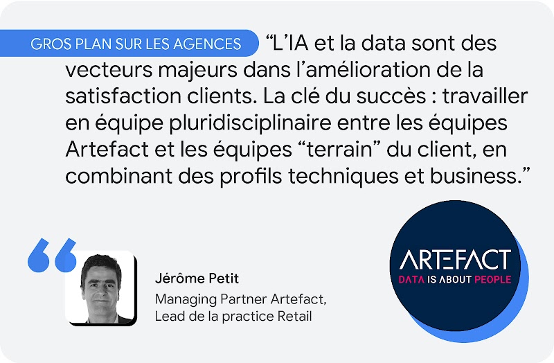 Jérôme Petit, Managing Partner d'Artefact partage ses conseils sur IA