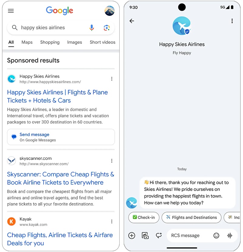 Message Ads with RCS for Business image