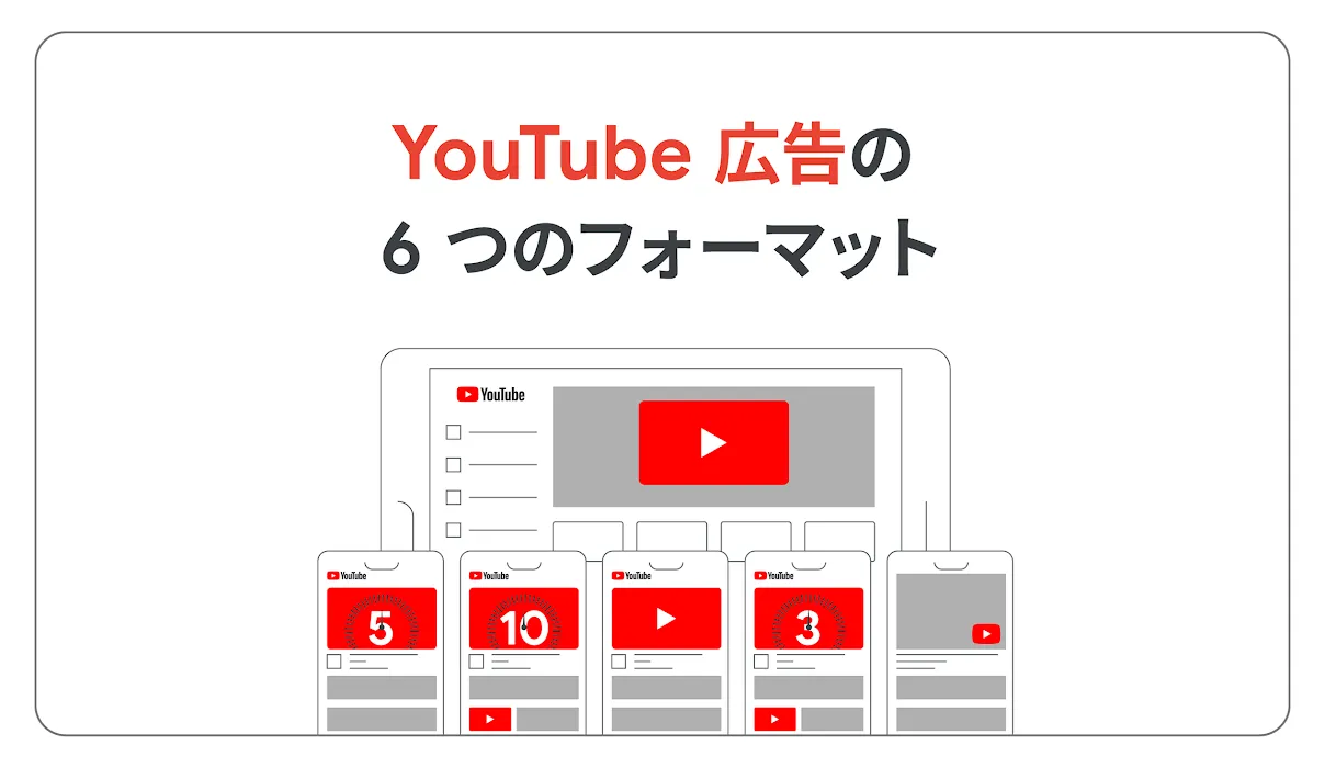 ゼロから分かる : YouTube 広告 6 つのフォーマットとその選び方