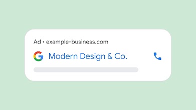  A search ad for a furniture company.