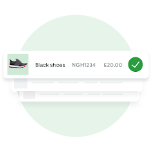 User interface demonstrating a user browsing a list of their approved products successfully uploaded in Merchant Center.