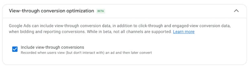 View-Through Conversion Optimization image