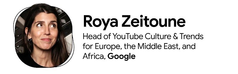 Porträtfoto von Roya Zeitoune, Head of YouTube Culture & Trends für Europa, den Nahen Osten und Afrika, Google.