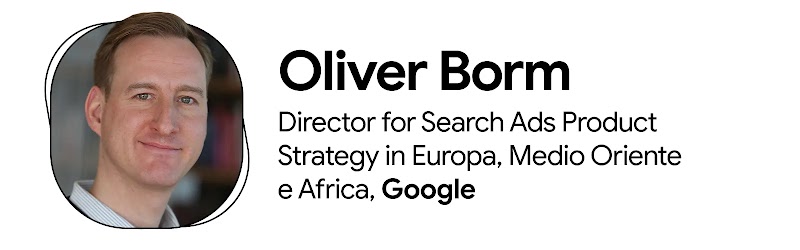 Foto di Oliver Borm, Director for Search Ads Product Strategy in Europa, Medio Oriente e Africa, Google