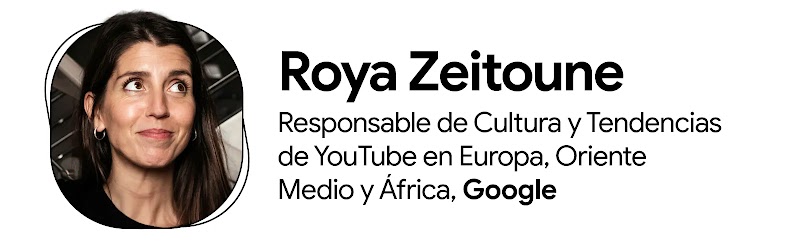 Fotografía de Roya Zeitoune, responsable de Cultura y Tendencias de YouTube en Europa, Oriente Medio y África, Google