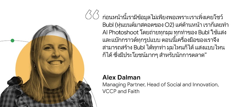 เมื่อได้นำ AI เข้ามาประยุกต์ใช้แบบสร้างสรรค์  ทำให้เครื่องมือของพวกเราสามารถสร้าง Bubl ได้หลากหลายมากขึ้น ซึ่งมีประโยชน์มากๆ สำหรับนักการตลาด