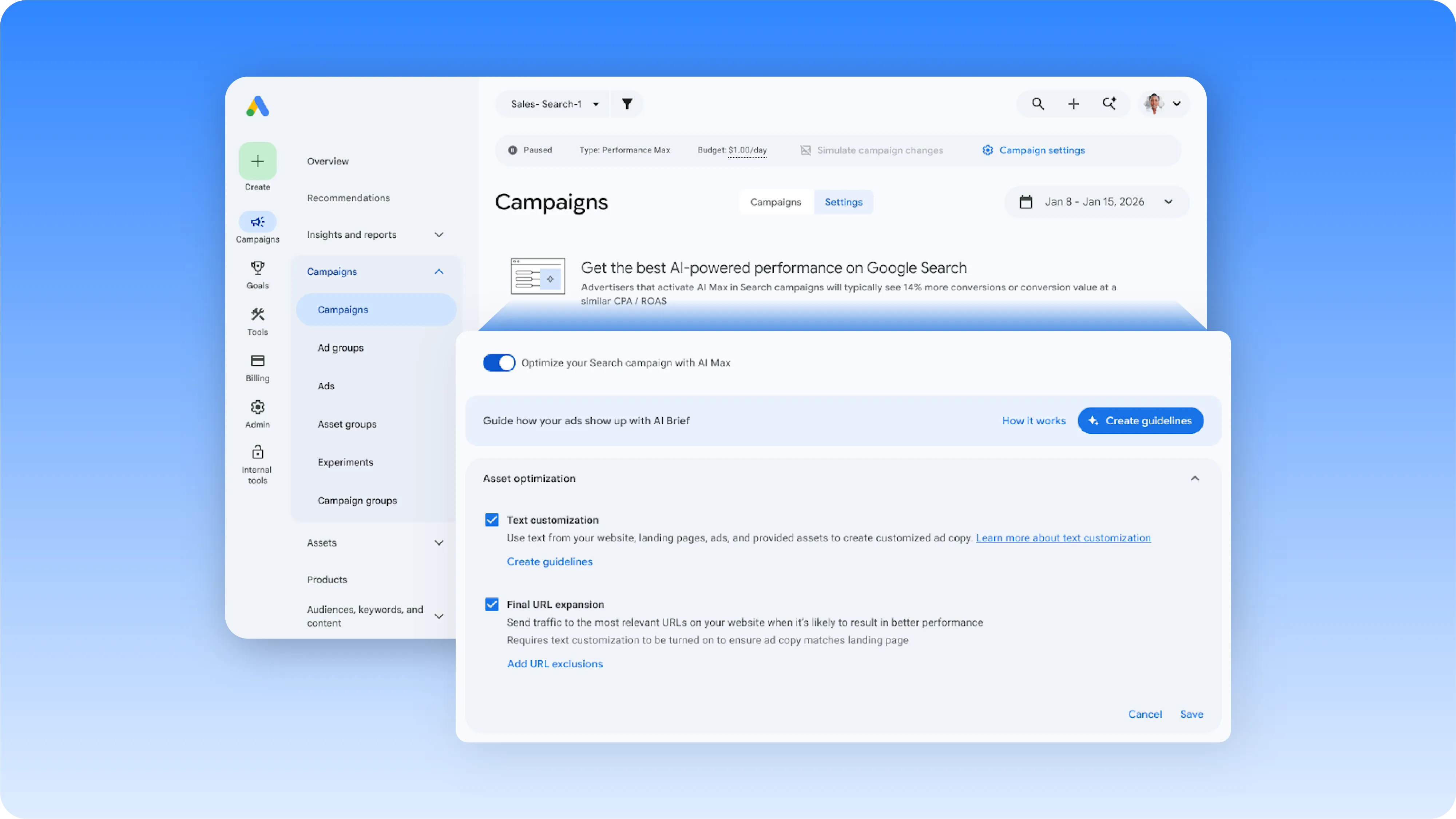 AI Max for Search Campaigns Image