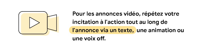 Commencer par une incitation à l'action claire