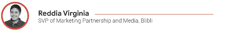 Reddia Virginia, SVP of Marketing Partnership and Media, Blibli