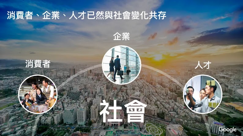 消費者，企業，人才與社會變化共存