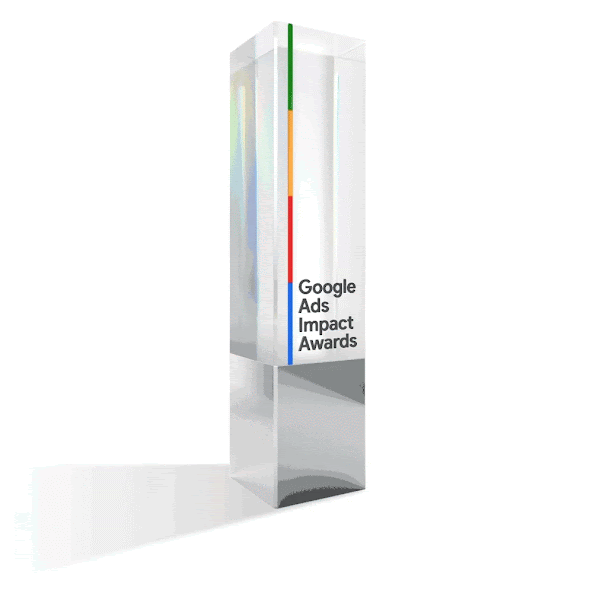 Google Ads Impact Award 獎盃