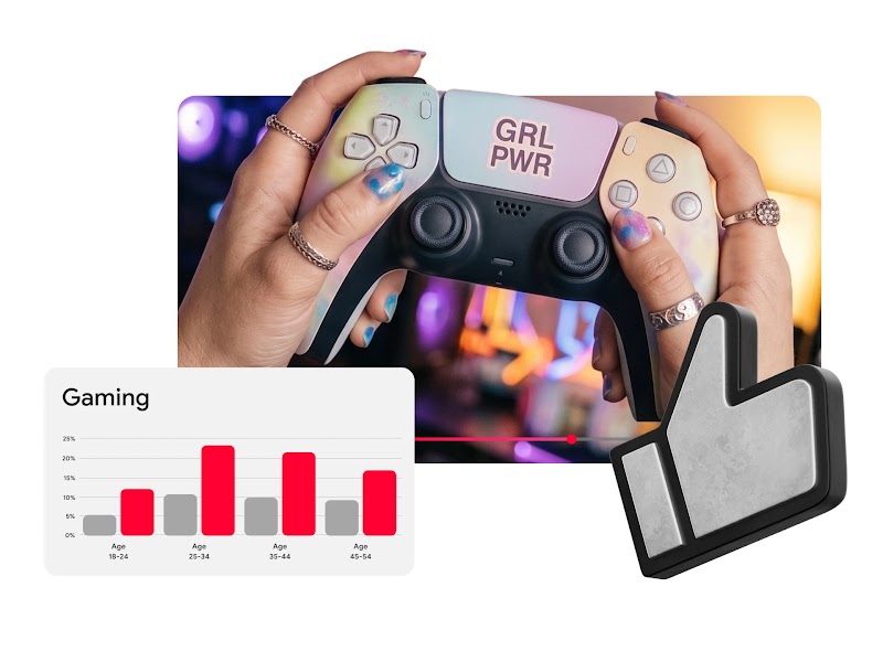 Example of audience insights on YouTube