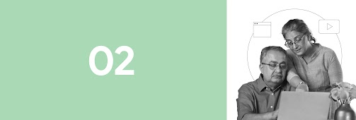 02. 4 ways to level up your ad creative and stand out. A couple engaging with a creative retail ad campaign on a laptop during mega sale days.