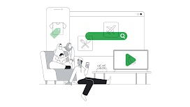 A family of 4 gather to watch videos and shop on YouTube during Ramadan, revealing insights into Indonesian consumer behavior and an opportunity for marketers to incorporate YouTube into their advertising strategy to increase customer engagement.