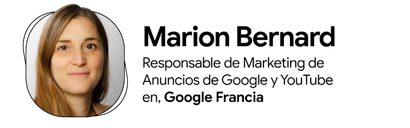 Fotografía de Marion Bernard, responsable de Marketing de Anuncios de Google y YouTube en Google Francia
