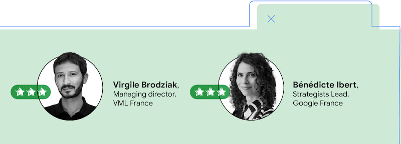 Virgile Brodziak, Managind director, VML France et Bénédicte Ibert, Strategists Lead, Google France