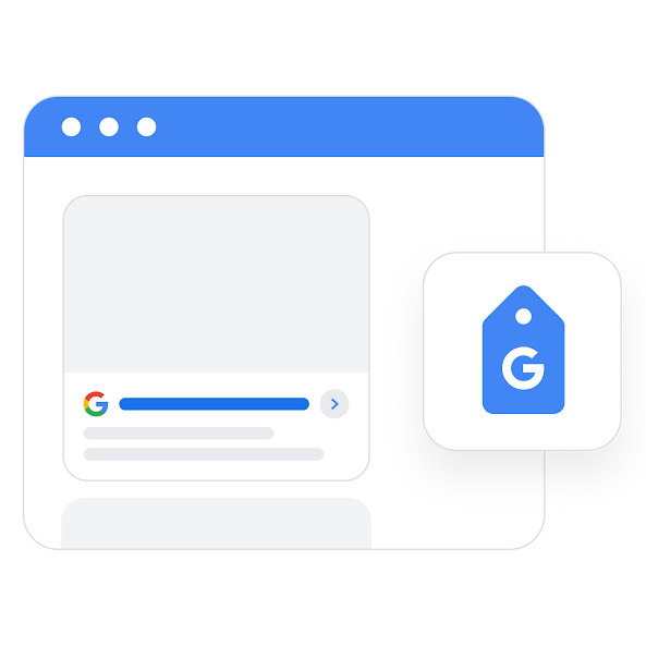 Una pagina web con il tag Google