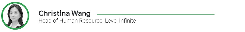Christina Wang, Head of Human Resource, Level Infinite