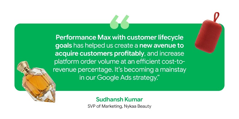 Sudhansh Kumar, Marketing SVP, Nykaa Beauty, said Performance Max with customer lifecycle goals helped acquire customers profitably and increase order volume at an efficient cost-to-revenue rate, reflecting consumer behaviour in festive advertising.