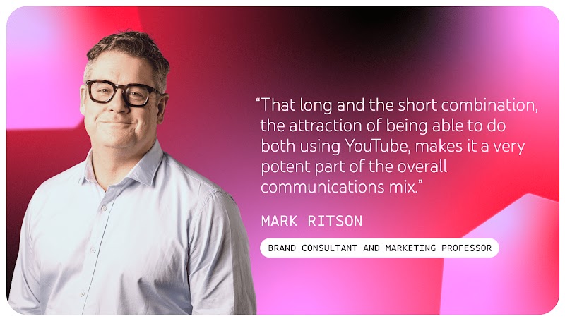 Mark Ritson, Brand Consultant and Marketing Professor, shared that being able to achieve both long and short-term outcomes with YouTube makes it a very potent part of the communication mix, enhancing overall marketing effectiveness.
