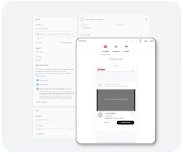 Giao diện Google Ads cho thấy một người đang chọn tính năng Cải tiến video.