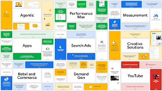 Graphic showing all the top Google Ads launches of 2025