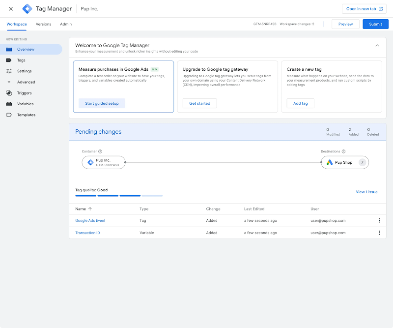 Google Tag Manager