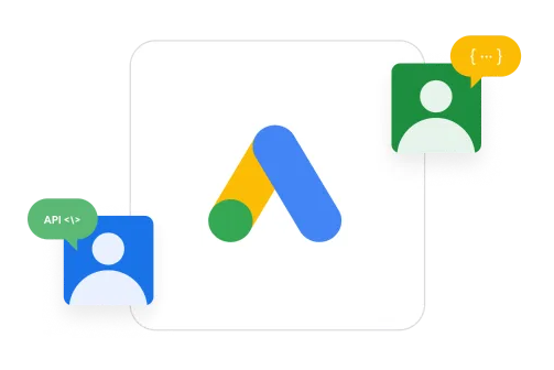 איור של שלושה משתמשים שמקושרים במעגל באמצעות קוד API.