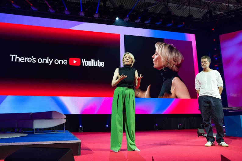Dr. Michalina Seekamp und Andreas Briese sprachen auf der Dmexco über die Kombination aus Creator, Community und KI, die es so nur auf YouTube gibt. Caption: Dr. Michalina Seekamp und Andreas Briese sprachen auf der Dmexco über die Kombination aus Creator