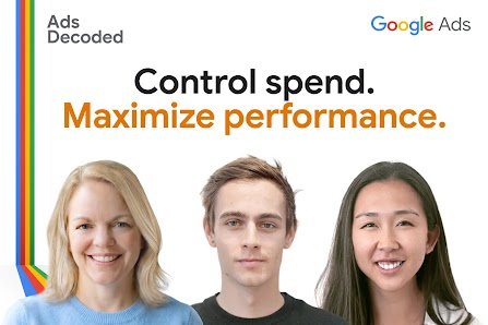 Podcast cover art for 'Ads Decoded'. The design features the title 'Ads Decoded' and the text 'Hosted by Ginny Marvin, Ads Product Liaison', accompanied by the multi-colored Google Ads logo.