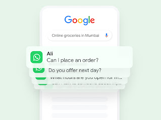 An example of several WhatsApp message notification received on a mobile phone screen