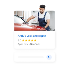 A local services ad for an auto lock and repair service.