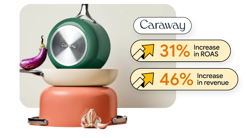 Una torre de ollas y sartenes de Caraway
