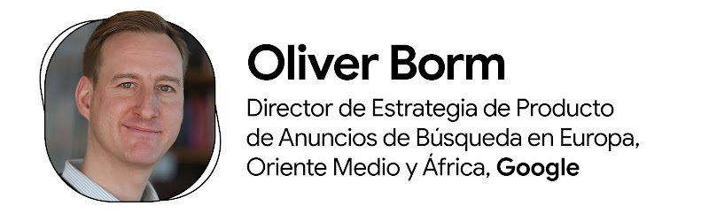 Fotografía de Oliver Borm, director de Estrategia de Producto de Anuncios de Búsqueda en Europa, Oriente Medio y África