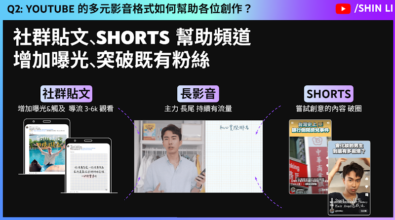 YouTube Brandcast 創作者panel