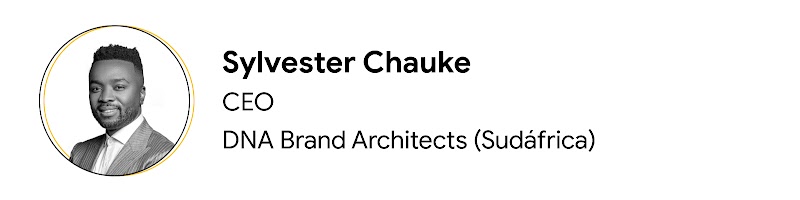 Fotografía del colaborador Sylvester Chauke, consejero delegado de DNA Brand Architects (Sudáfrica)