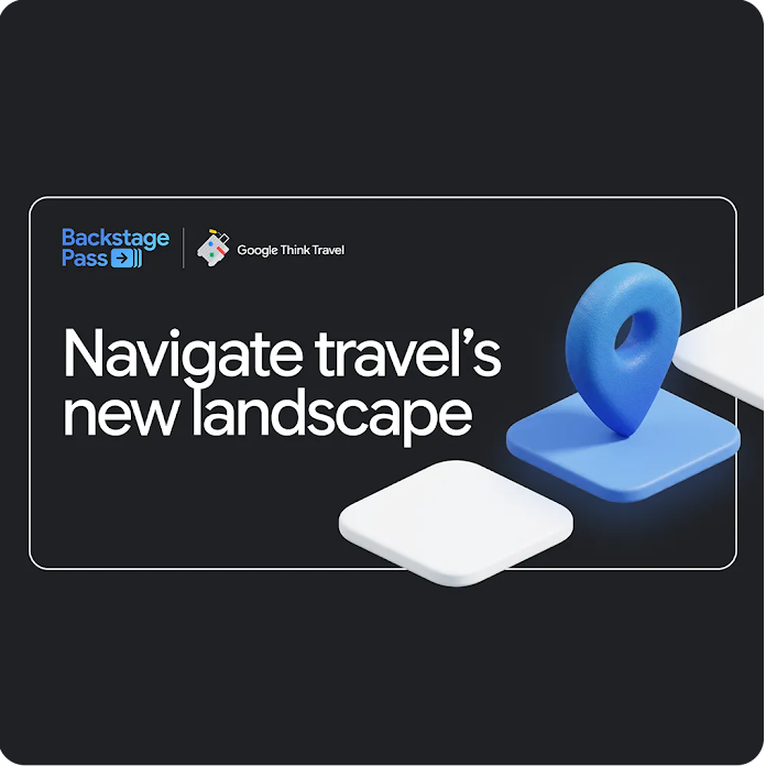 Image reads “Navigate travel’s new landscape”