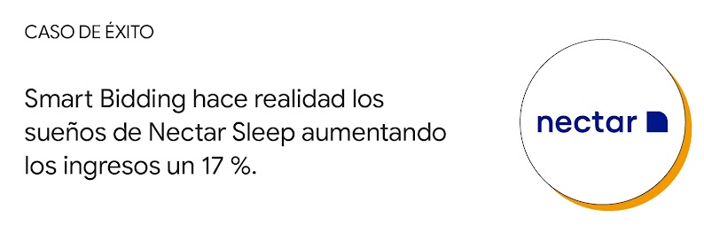 Caso de éxito: Smart Bidding hace realidad los sueños de Nectar Sleep aumentando los ingresos un 17 %.