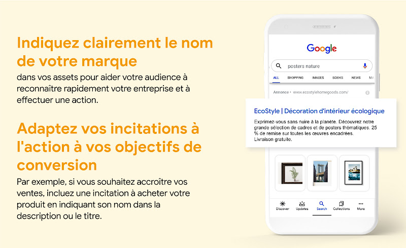 Commencer par une incitation à l'action claire